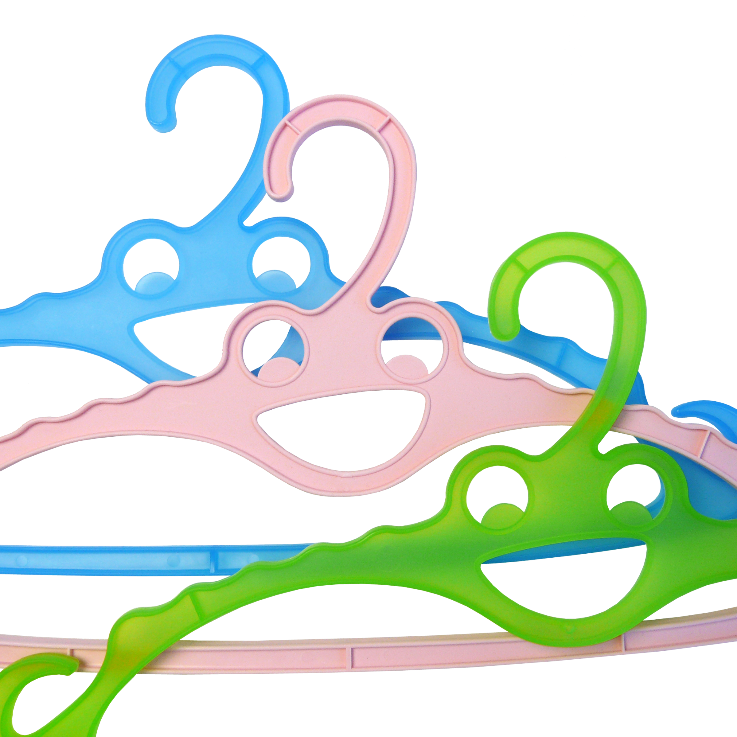 Ref 326x4 lot de 4 cintres enfant grenouille