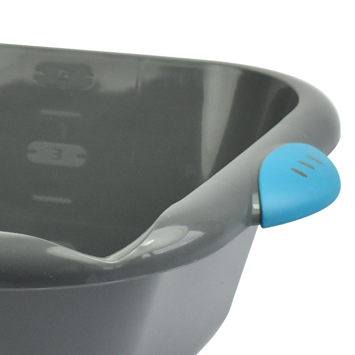Ref 576 Cuvette bi-matière 8 litres carrée